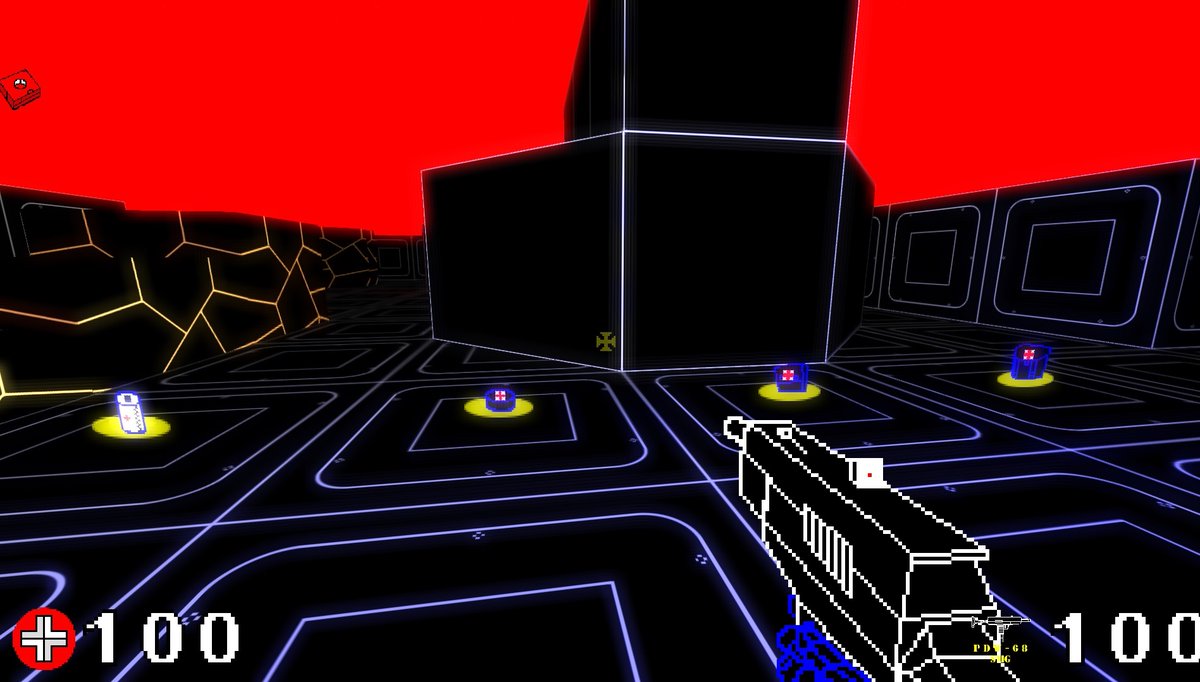 OpExcision's tweet image. Health pickups for +5, +25, +50, +100 health points. #RetroFPS #BoomerShooter #IndieDev #GameDev #IndieGames