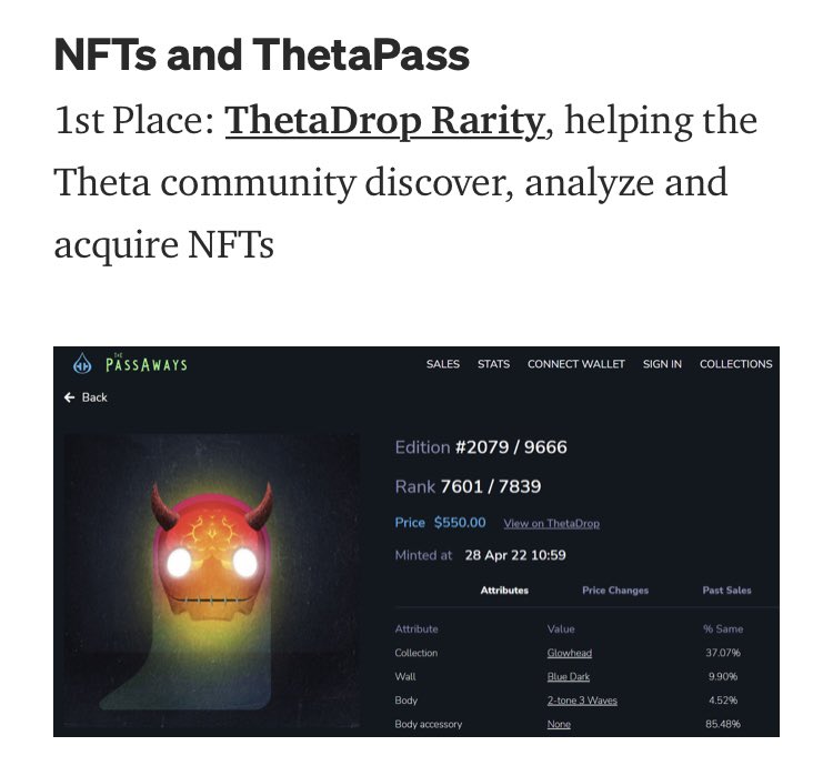 ThetaRarity's tweet photo. Congratulations to all Hackathon winners! And a massive THANK YOU to everyone who supported us!
@mitchliu @wes_levitt @KyleLaffey @Theta_Network @ThetaDrop @ThePassaways @therealcykoko @TigonTamer @SecrtPineapple @ImagFriendsCo @OpenTheta https://t.co/SpiFLyWV0h