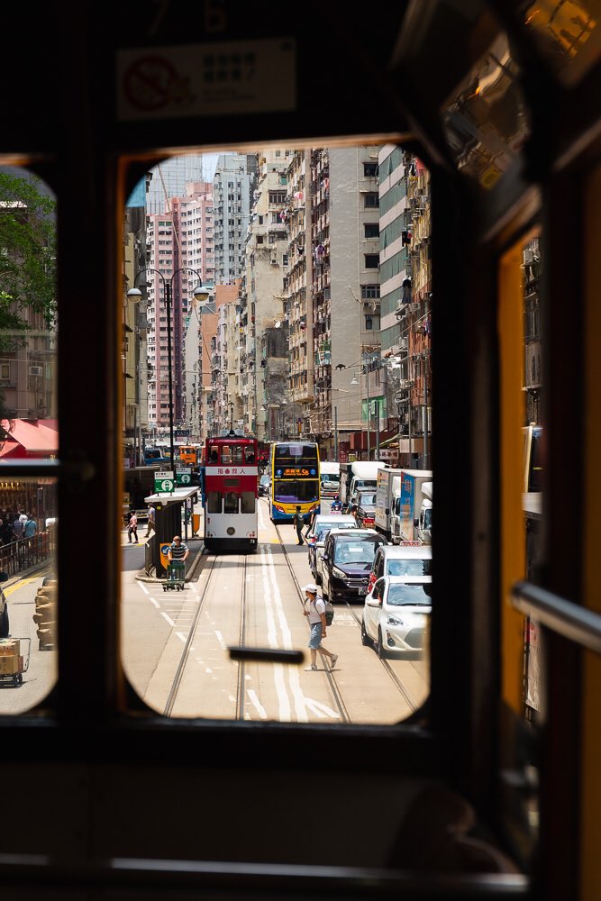 ben_lee's tweet image. Always opt for the window seat imo. #hk #dingding #hktram #PhotoOfTheDay #photo
