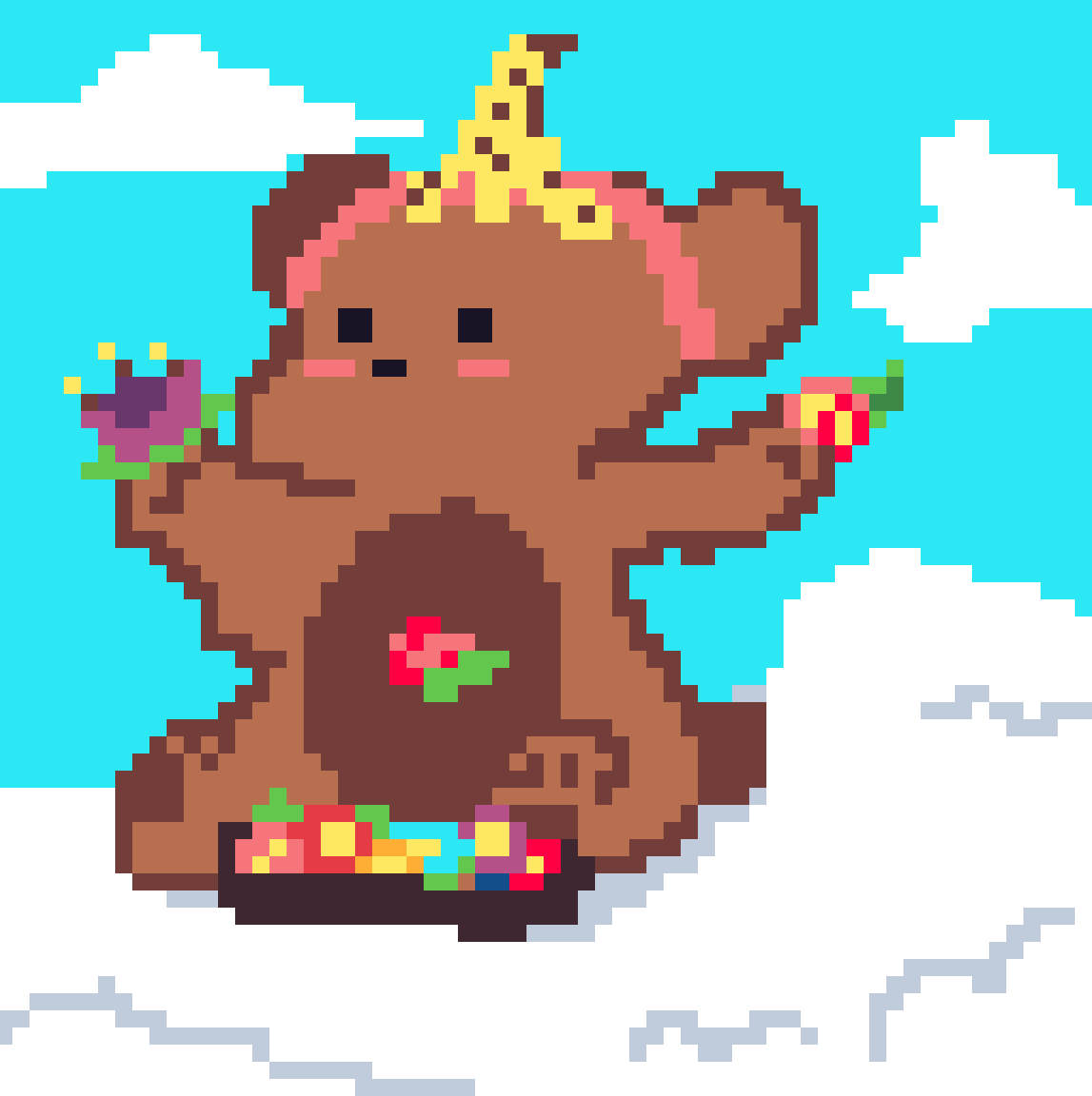 PIXIECUTIESNTF's tweet photo. This is our first piece to show you, custom #pixiecuties are coming soon! 
We appreciate the support, like and share if you liked the art!
https://t.co/2SFY4Q7KzH
#NFT #SOLANA #NFTart #pixelart https://t.co/HYwYD1FyAZ