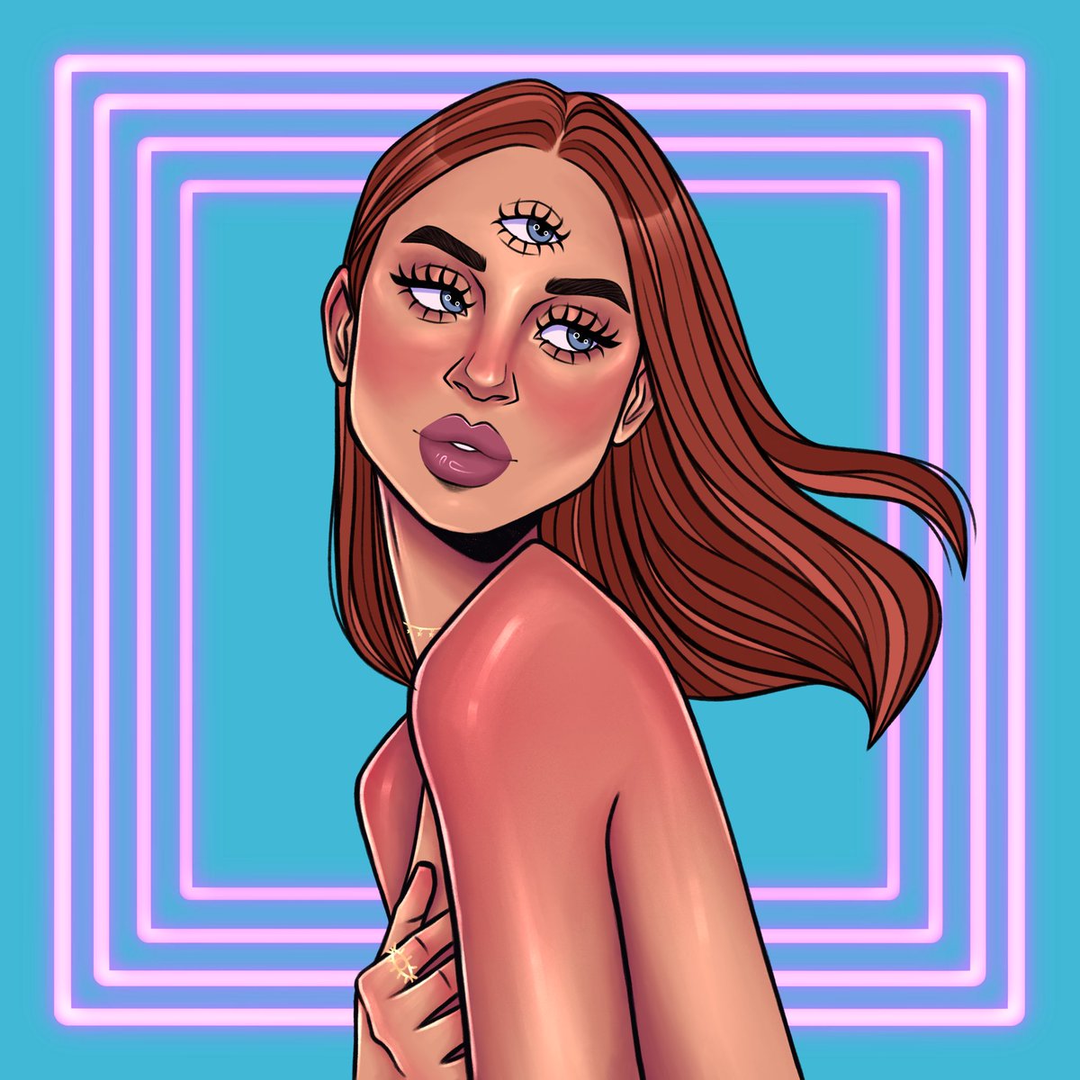 Couldn’t resist updating my #PFP to an @illustramanda original. Cannot WAIT for her collection to drop 🪩