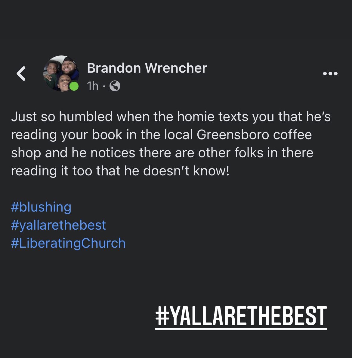21stHushHarbor's tweet photo. The support means so much to us! #LiberatingChurch https://t.co/KIbsZDf6nn