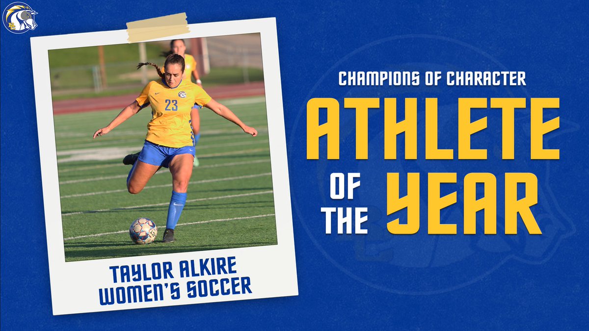bcuchargers's tweet photo. Add another award to the list for Taylor Alkire! 
1st Team all-GPAC ✔️
HM All-American ✔️
Athlete of the Year ✔️
 
She’s the Briar Cliff Female Athlete of the Year!
 
#BriarCliffCOC #BattleOn https://t.co/kxjHrbj954