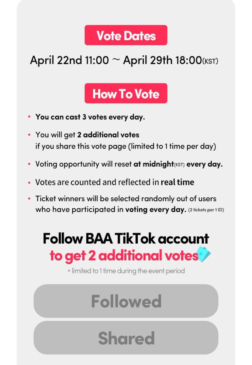 2PMvotingteam's tweet photo. Hottest! We have 8hrs left to vote for Junho on Baeksang Arts Awards Fan Vote! Just go to the official tiktok page @/baeksang.official &amp; click the link on bio💛 you'll have a total of 5 votes if you share the page! Let's continue voting for Junho!💛

#이준호 #준호 #LeeJunho #2PM https://t.co/NKGQTmEcIQ