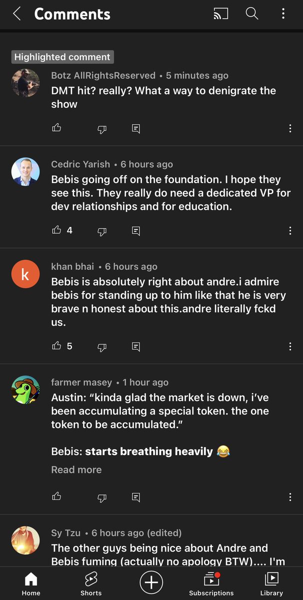 austinrampt's tweet photo. Sometimes the Unchained comments are gold. I particularly liked the comment about me saying @0xBebis_ ‘s comments felt like a hit of DMT. 

Sorry if that didnt meet your standards ser 🤣 $ftm https://t.co/Dtgt62lXKh