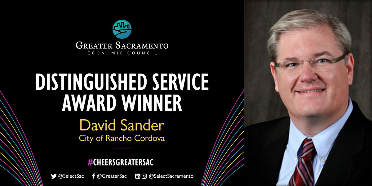 sacregion's tweet photo. Congrats to our 2022 Distinguished Service award winner - @dmsander 👏  #CheersGreaterSac @CityofRCordova https://t.co/wqJCi88qg4