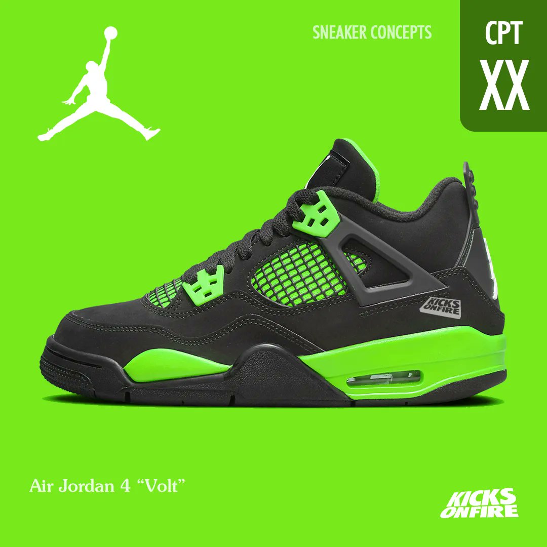 SNEAKER CONCEPTS: Air Jordan 4 “Volt 