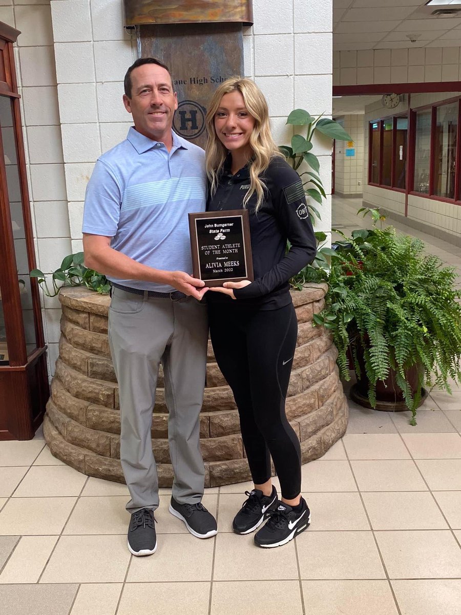Congrats on being named student athlete of the month <a href="/AJMeeks_2022/">Alivia Meeks</a>!
