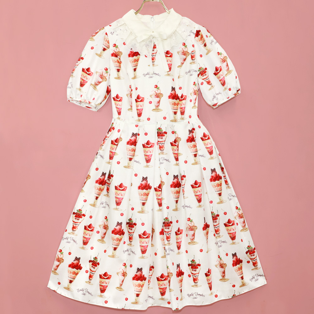 エミリーテンプルキュート ♡ BerryCherry Parfaitワンピース エミリーテンプルキュート ♡ BerryCherry Parfaitワンピース