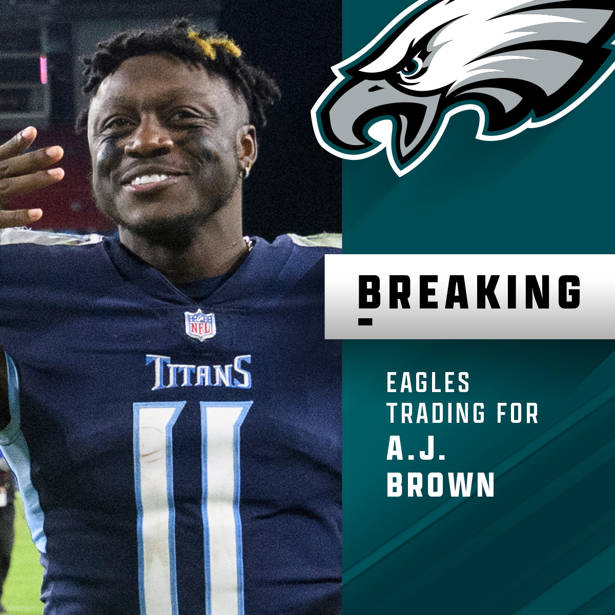 eagles aj brown