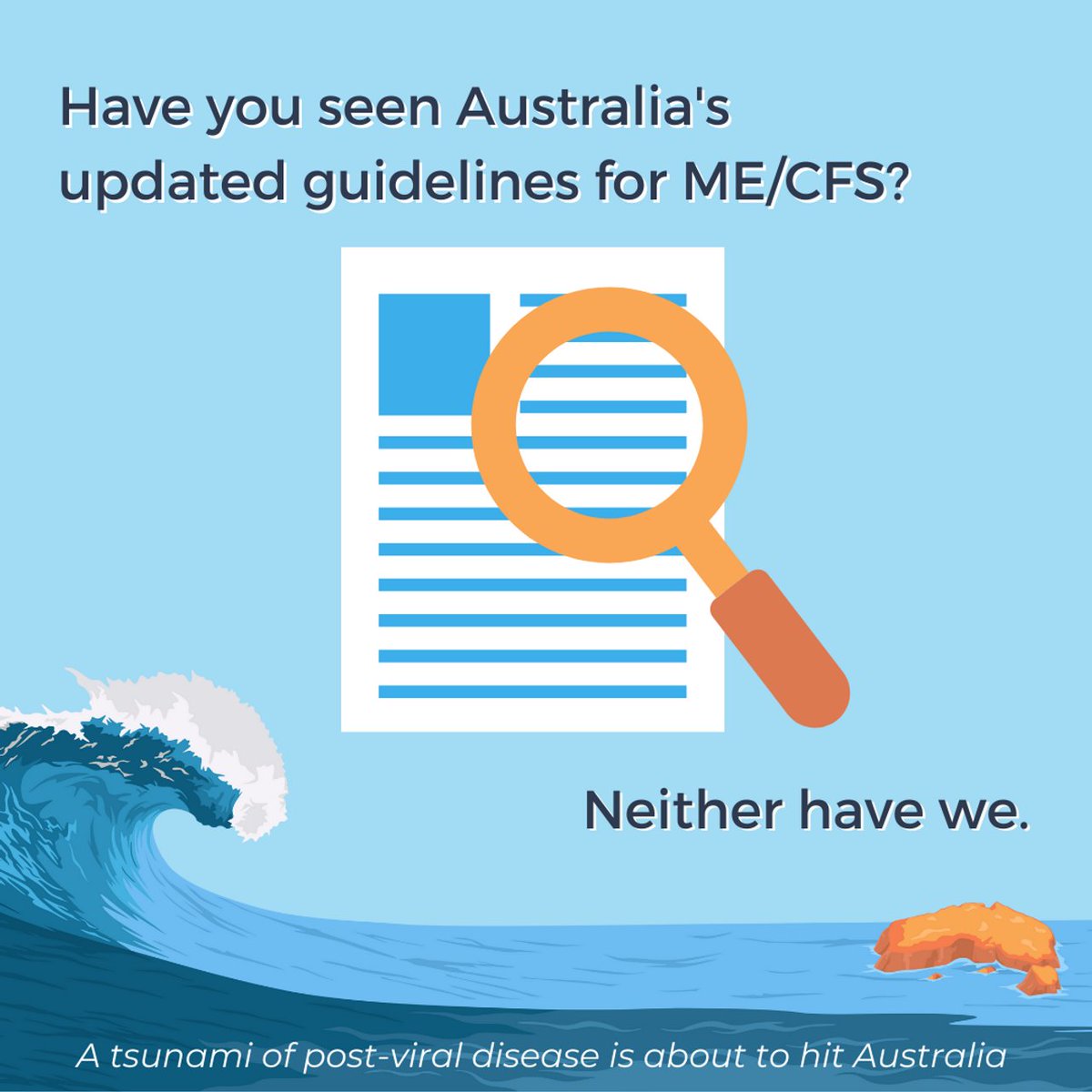 EmergeAus's tweet photo. Based on the latest evidence, the UK has recently updated its ME/CFS Clinical Guidelines. Australia's Clinical Guidelines are over 20 years old and recommend treatments known to cause harm. People living with ME/CFS matter and deserve better. Learn more: https://t.co/WzXIiEGi9d https://t.co/lj1oHGmErP