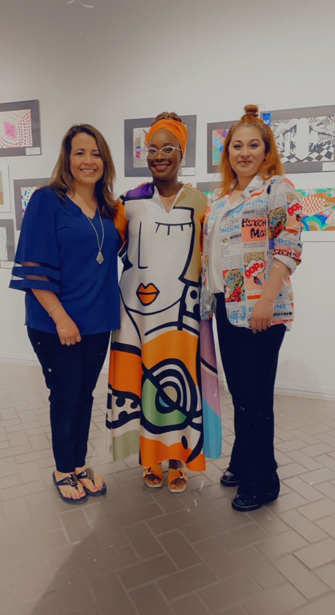 CMSartistatwork's tweet photo. ECISD Middle School Art Exhibit was a huge success. Thank you to the Ellen Noel Museum for always hosting and allowing us to display in your space. Thank you to those who came out to support @NoelArtMuseum @MaribelAranda12 @CrockettColts @ECISD_FineArts @OdessaArts https://t.co/bIE9aLG2QG