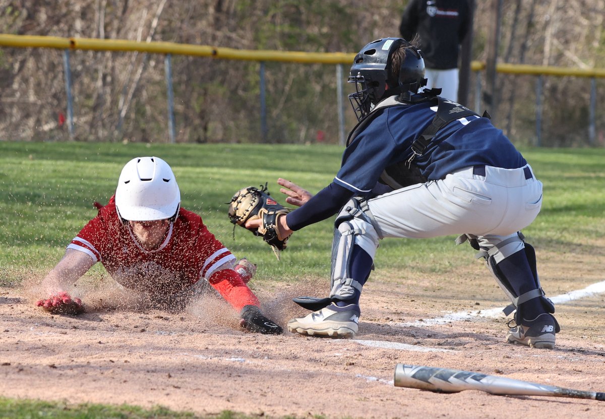 Lynnfield 10 Amesbury 8 (baseball)
Alex Gentile 2-run single in 7th
David Tracy gets win for Pioneers in relief
Trevor Kimball homers for Amesbury.

<a href="/AmesburyIndians/">Coach Brierley</a> <a href="/PIONEERSLHS/">Lynnfield Athletics</a> <a href="/MSONEWSports/">MSONEWSports</a> <a href="/BostonHeraldHS/">Danny Ventura</a>