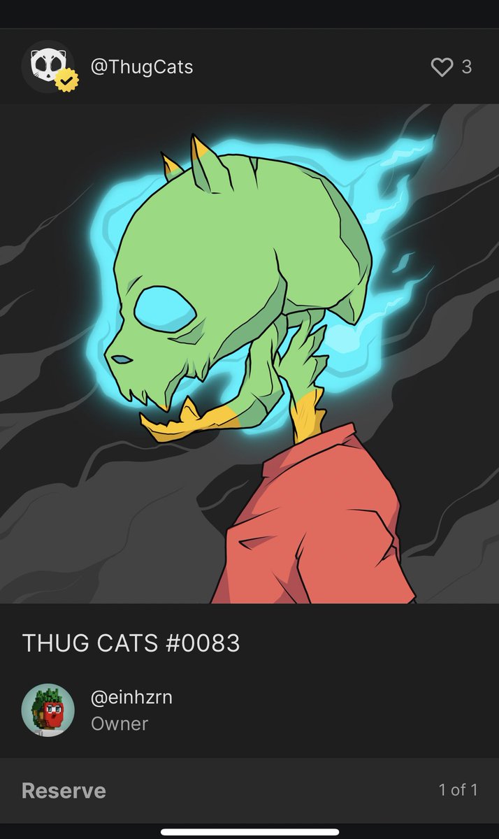 thankyouuu @einhzrn for purchasing thug cats. may god bless you always brother🙏🏻🙏🏻🔥🔥
