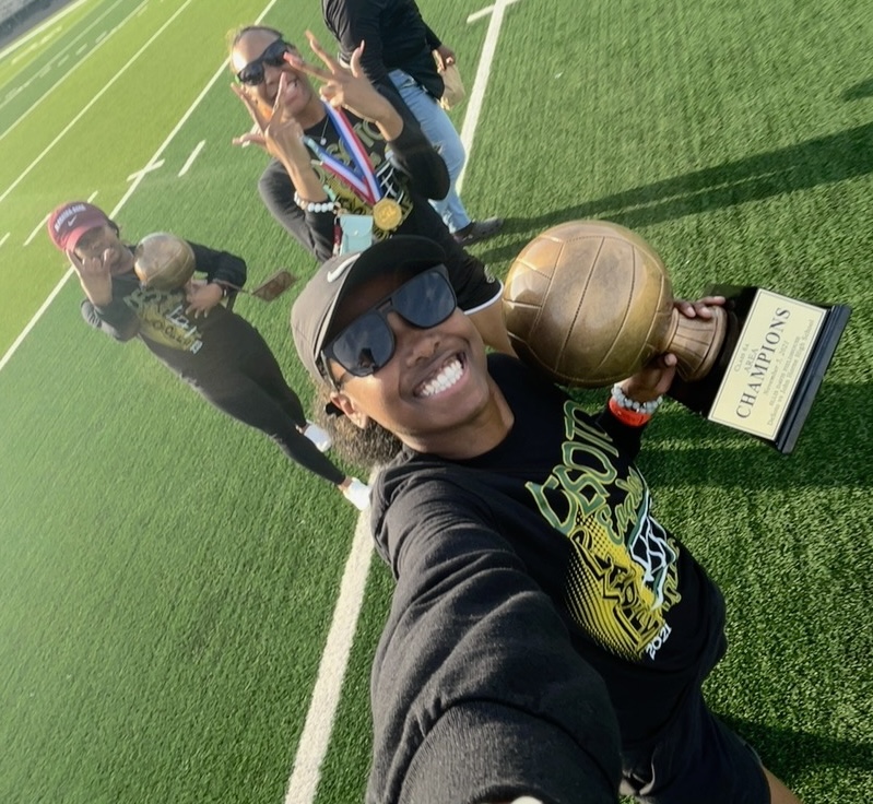 Parade of CHAMPS 🦅🏆💚💛!!! What an amazing year to sign out my senior year. HISTORY was made with my teammates <a href="/DesotoLasy/">DeSoto Lady Eagles 🏐</a> @desotoisdengage. Looking forward to next year at AAMU 🐾 
<a href="/aamuvb/">Alabama A&M Volleyball</a> <a href="/aamuvolleyball/">Bulldogs Volleyball</a> <a href="/AAMUBulldogs/">Ala. A&M Athletics</a> we´re taking over SWAC next year!