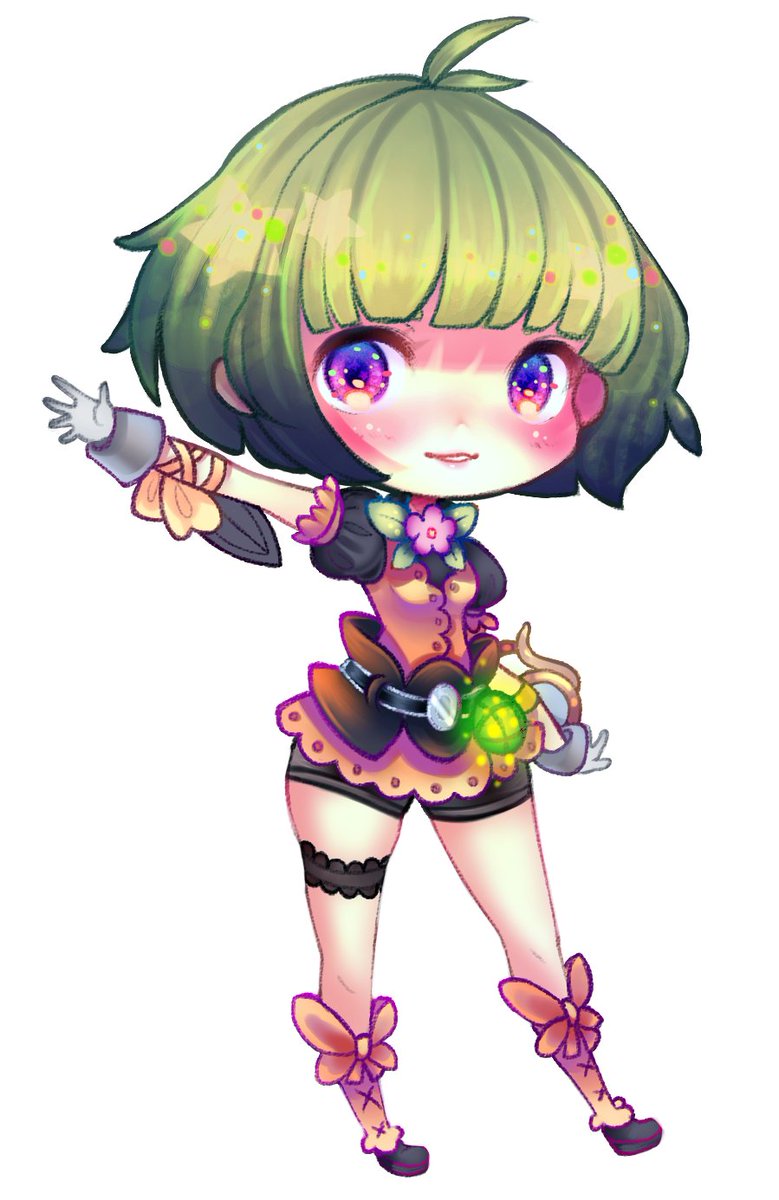FlatchestedMaid's tweet image. Might as well do an art thread, and I'll add artworks + credits as needed.
Artworks are done by @toriaory. She also does a lot of my emotes. I'll probably re-use a lot of these in my streams when I redo a lot of stuff next year &lt;3