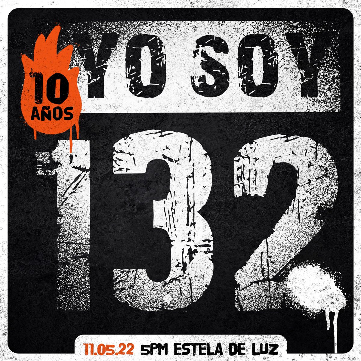 🔥 #YoSoy132 y 10 años después nos convocamos a celebrar bailando, gritando, tomando la calle. Ciento treinta y dos veces volveremos a nacer: por los presentes, por los que se fueron, por los que están por venir.

11 de Mayo 5pm en la Estela de Luz 👇🏾
