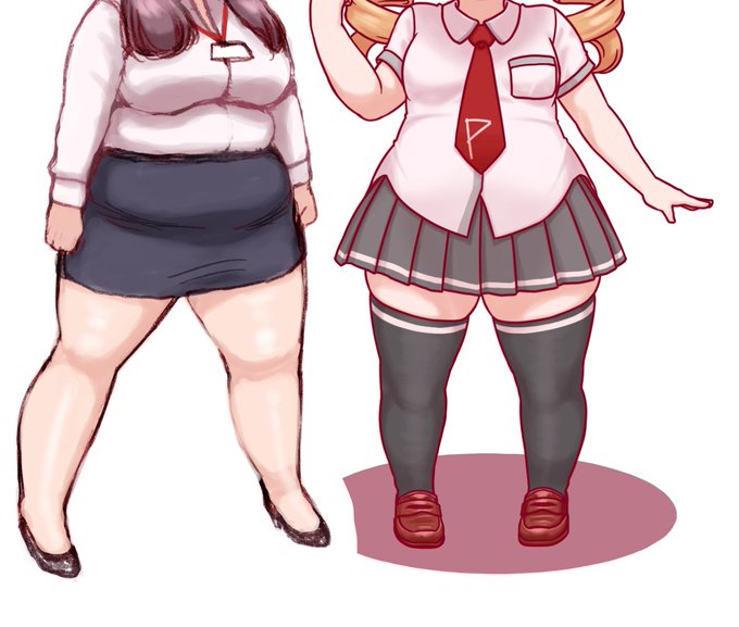 2.5〜3頭身のマスコットキャラとだいたい近いバランスに見える。
大盛りキャラの可愛さの秘訣に近付く。 