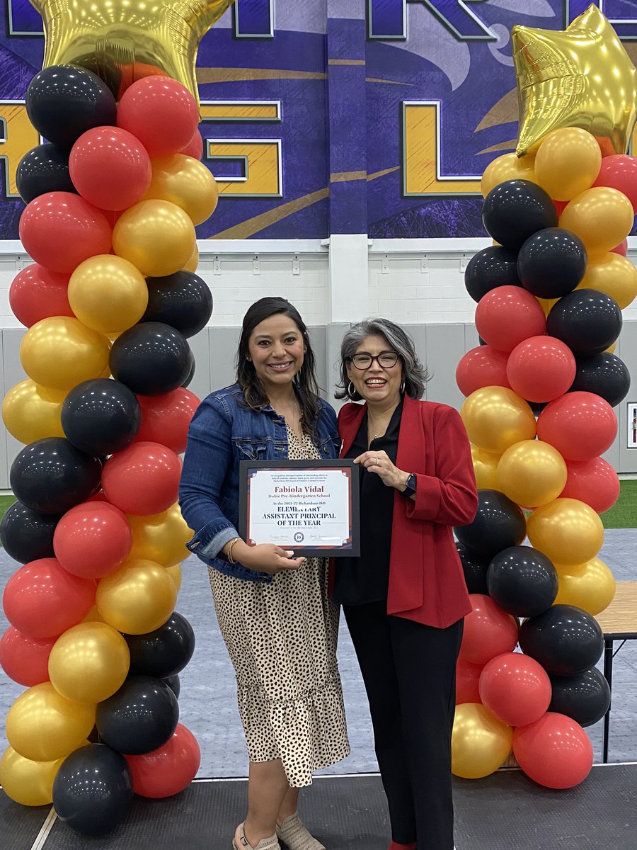 For 5 years, I’ve had the honor of learning, growing, and leading with this amazing woman!  Congratulations @Faby__Vidal on being named @RichardsonISD Elementary Assistant Principal of the Year! @DobiePKSchool #RISDPowerofLove #RISDPreK