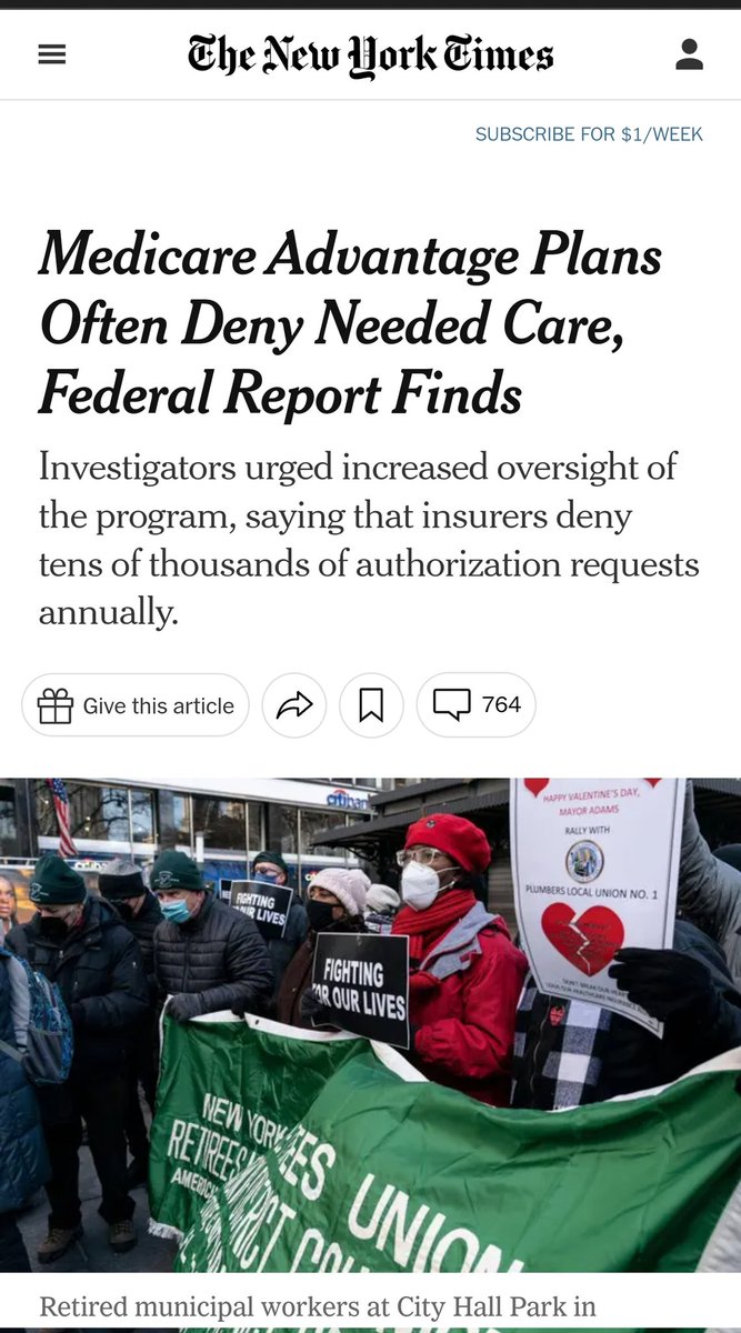 Newsflash! Insurance a barrier to healthcare...🤯🤯🤯
<a href="/nytimes/">The New York Times</a>
#healthinsurance #medtwitter