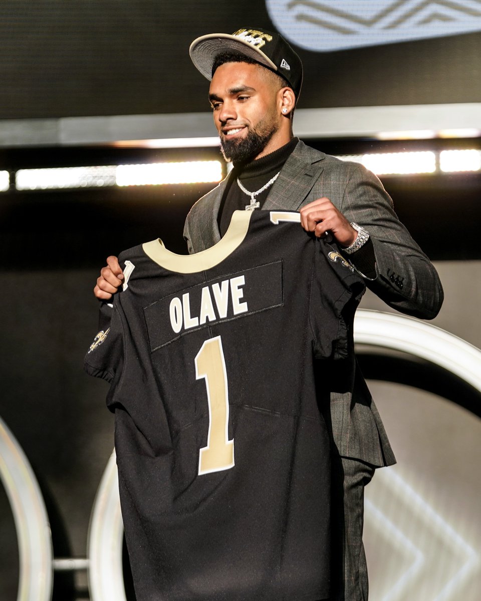 Saints's tweet photo. It's beautiful. 😮‍💨

#SaintsDraft x @chrisolave_ https://t.co/UlRsaZcZgU