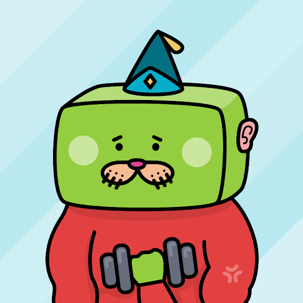 blockvatar's tweet photo. Bruh, what's your routine?

#cc0summer #nft #blockvatar https://t.co/ZAT6oiUMRT