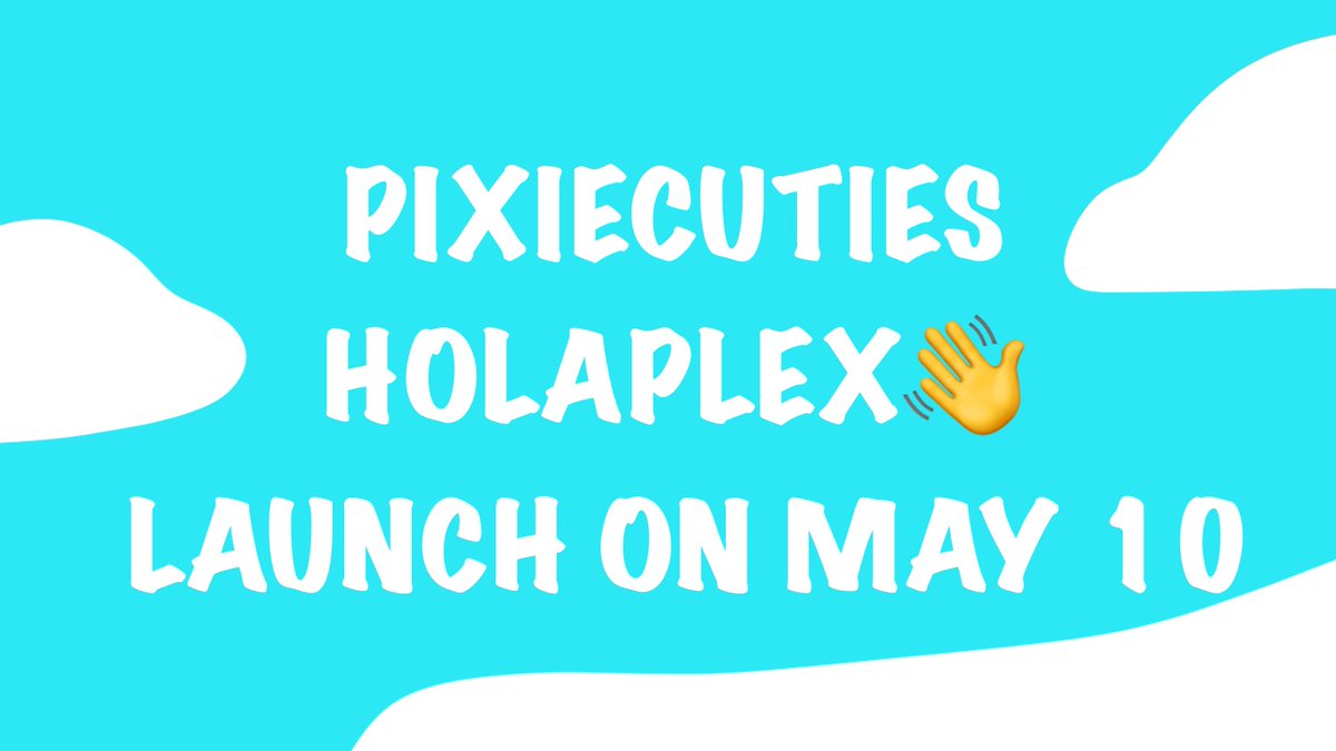 PIXIECUTIESNTF's tweet photo. The first 10 pieces will be launch on may 10, at https://t.co/F37k1SbWVj
https://t.co/2SFY4Q7KzH
#NFT $SOL #NFTART #NFTdrop https://t.co/YNsMniX0tB