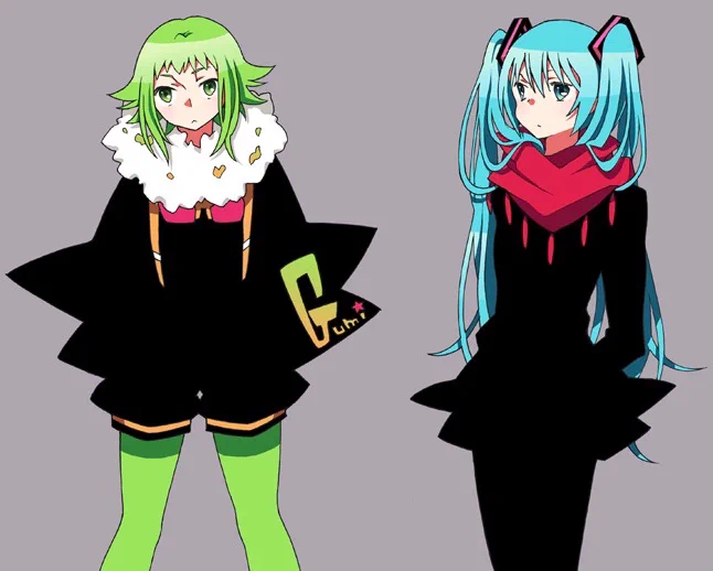 初音ミク+GUMI  ボカロ/イラスト 