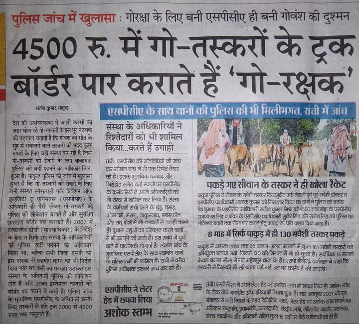UCYKT123's tweet photo. Exectlly true,
#गौरक्षक_ही_गौतस्कर_हैं https://t.co/T81GtZIVtW