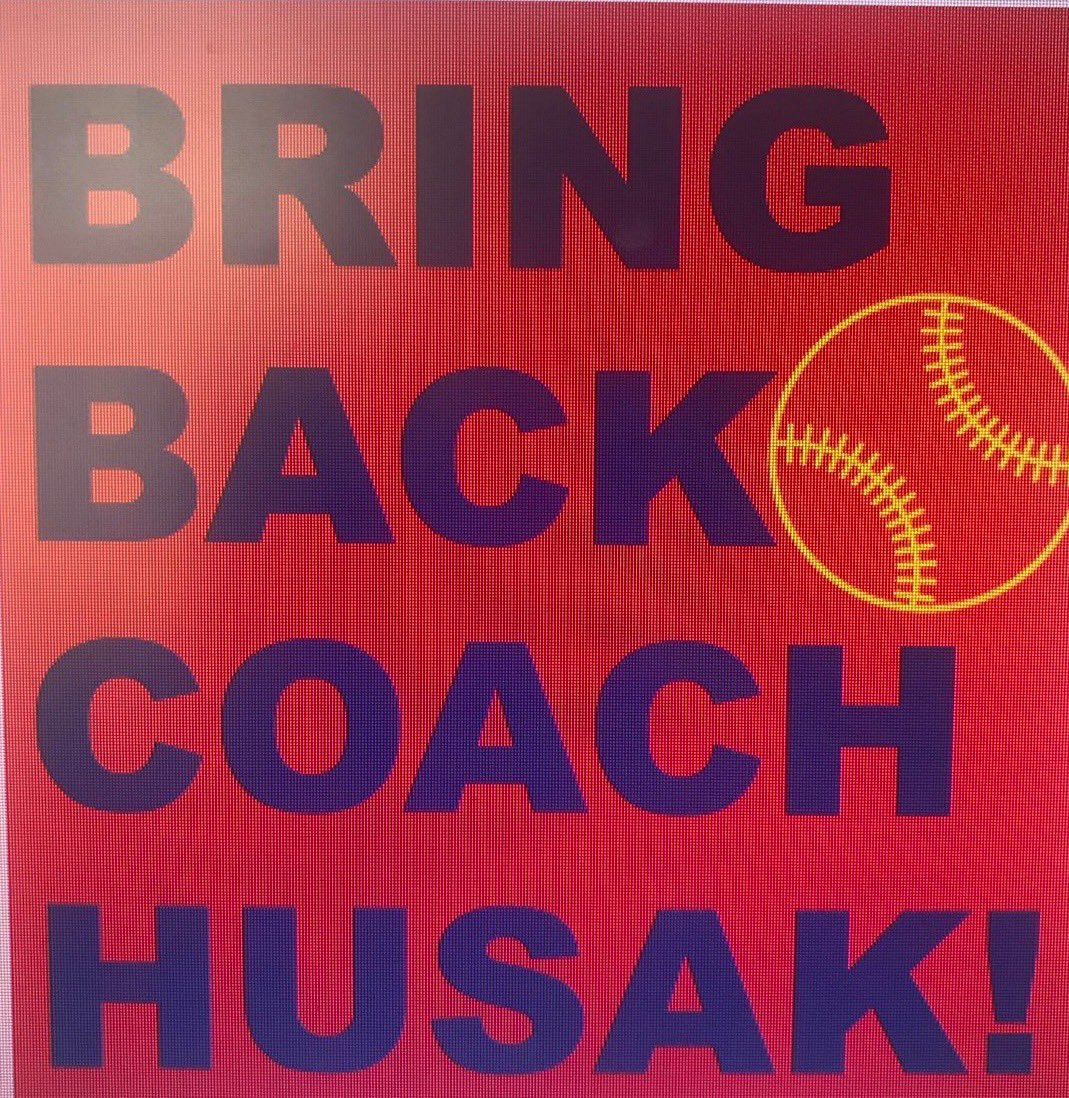 nclarson35's tweet photo. #bringbackcoachhusak https://t.co/AeBenbhXVx