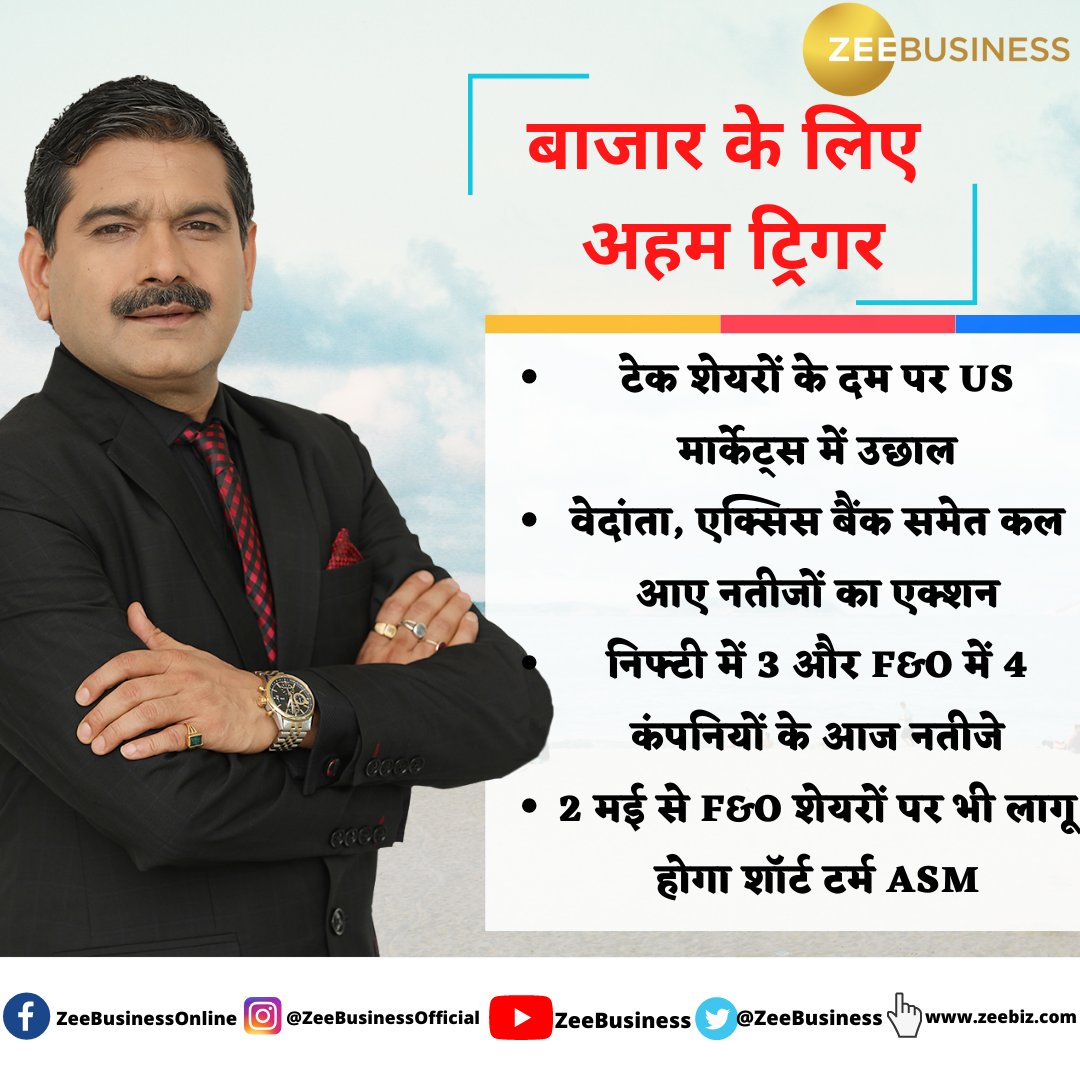 ZeeBusiness's tweet image. 🎬📊#IndianStockMarket : बाजार के लिए आज अहम ट्रिगर...

#TechShares #Vedanta #Nifty