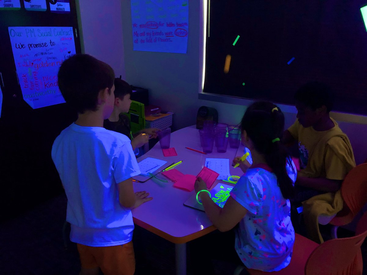 MrsNavarro_CE's tweet photo. Today was EPIC! Our first ever Glow Games was a huge success! Students were soooo excited π and actively reviewing their fiction and nonfiction reading skills! Part 2 tomorrow! #anythingforthem #glowgames #thatteachingspark https://t.co/vwZ9qaN3kE