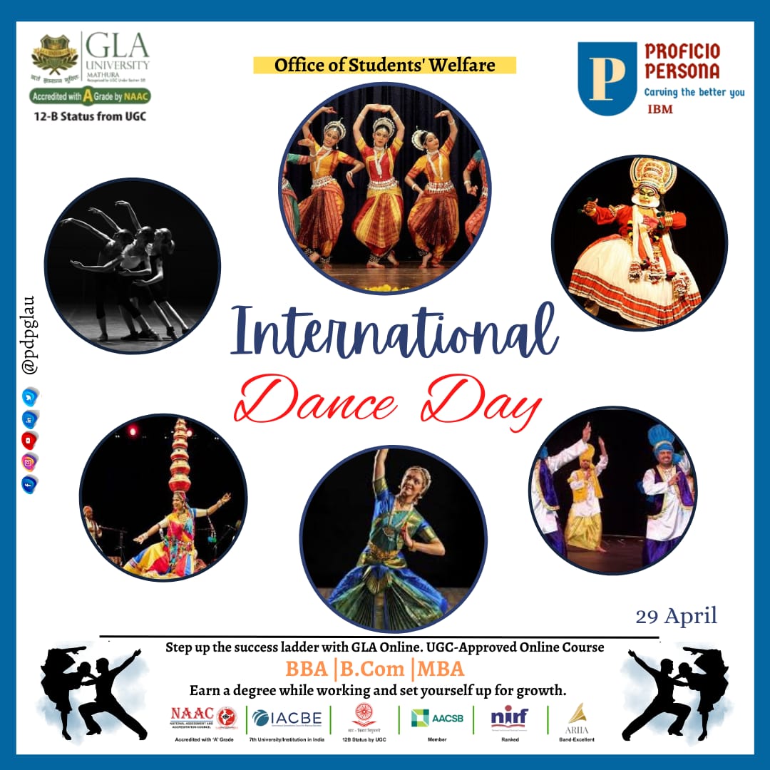 pdpglau's tweet photo. International Dance Day is a global celebration of dance, created by the Dance Committee of the International Theatre Institute, the main partner for the performing arts of UNESCO. #globalcelebration #dancecommittee #theinternationaltheatreinstitute #unesco #danceeducation https://t.co/iDNVPbnzNV