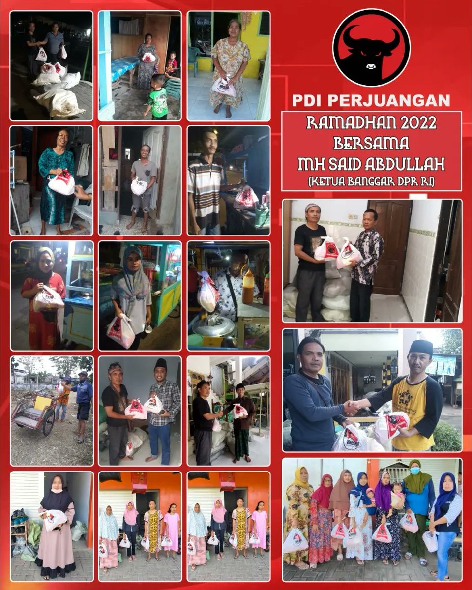 MH_SaidAbdullah's tweet photo. Selama Bulan Suci Ramdhan ini kami membagikan 83 ribu paket sembako untuk masyarakat Madura. Sejak dari Bangkalan, Sampang, Pamekasan, hingga Sumenep. Khusus d Bangkalan sdh ada 8.000 paket yang kami sebar di beberapa kampung dan keluran. Semoga bermanfaat dan membawa berkah.! https://t.co/RnF5OAMUcL