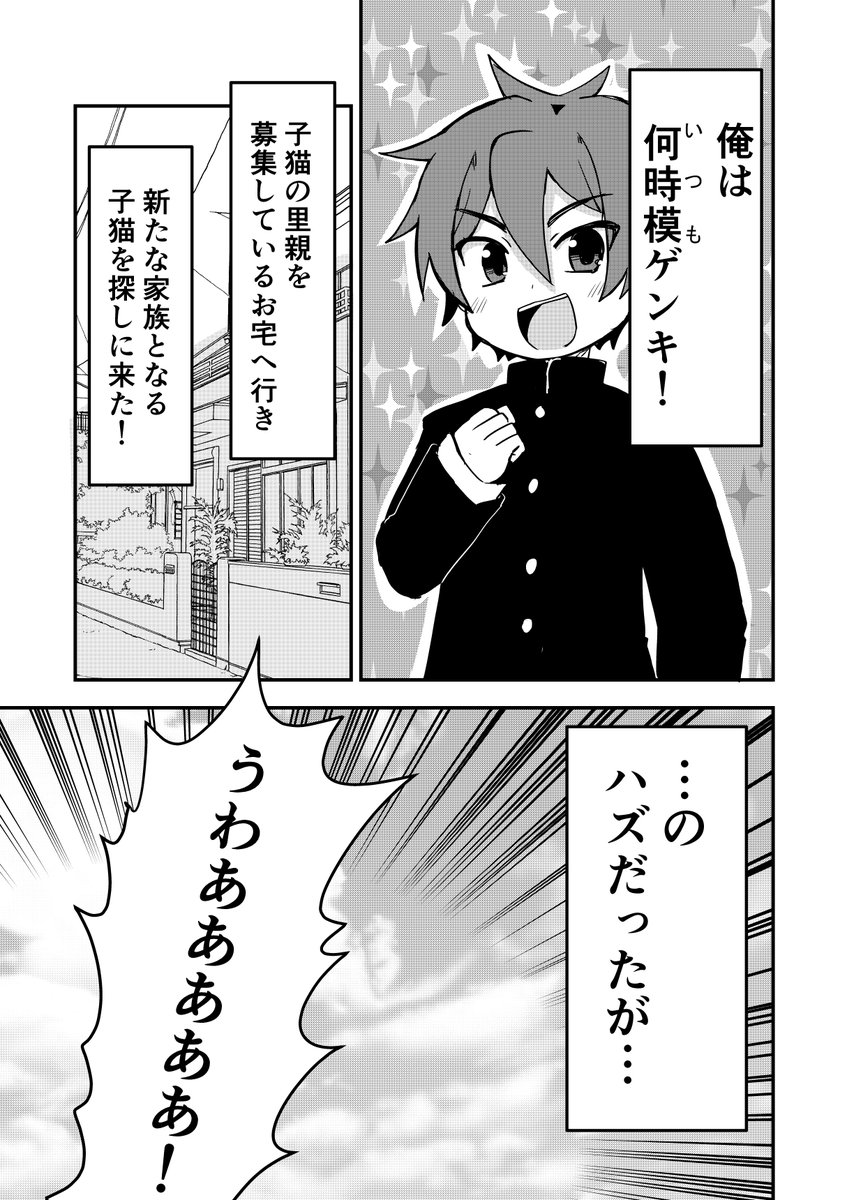 【創作】ケルベロスみたいな猫を飼う話 1/3
#創作漫画
#漫画が読めるハッシュタグ