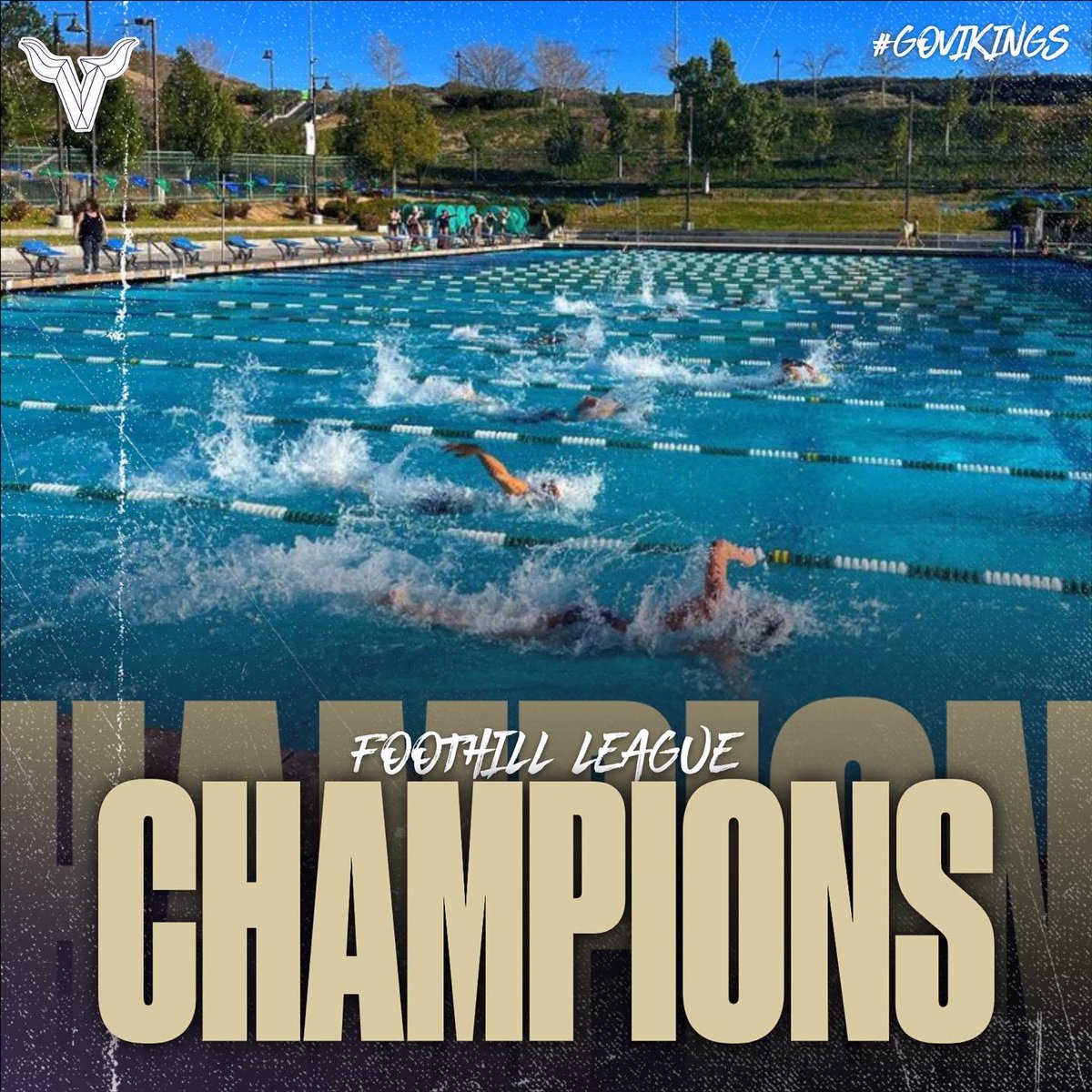VHSVikingSports's tweet photo. Boys AND Girls swim are 2022 #FoothillLeague Champions!
Congratulations to Coach Rosenast and all of our swimmers for finishing strong!! ๐ช
#VikeChamps #KingsOfTheFoothill #QueensOfTheFoothill https://t.co/Ds3iXlGoUr