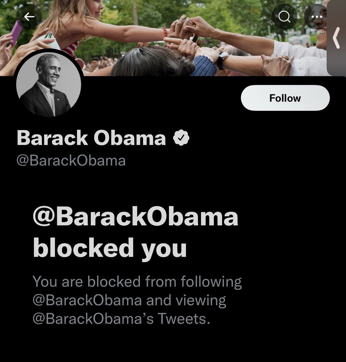 WDKIV's tweet image. This is still what I’m most proud of from the glory days of @twitter.  @BarackObama you still mad?