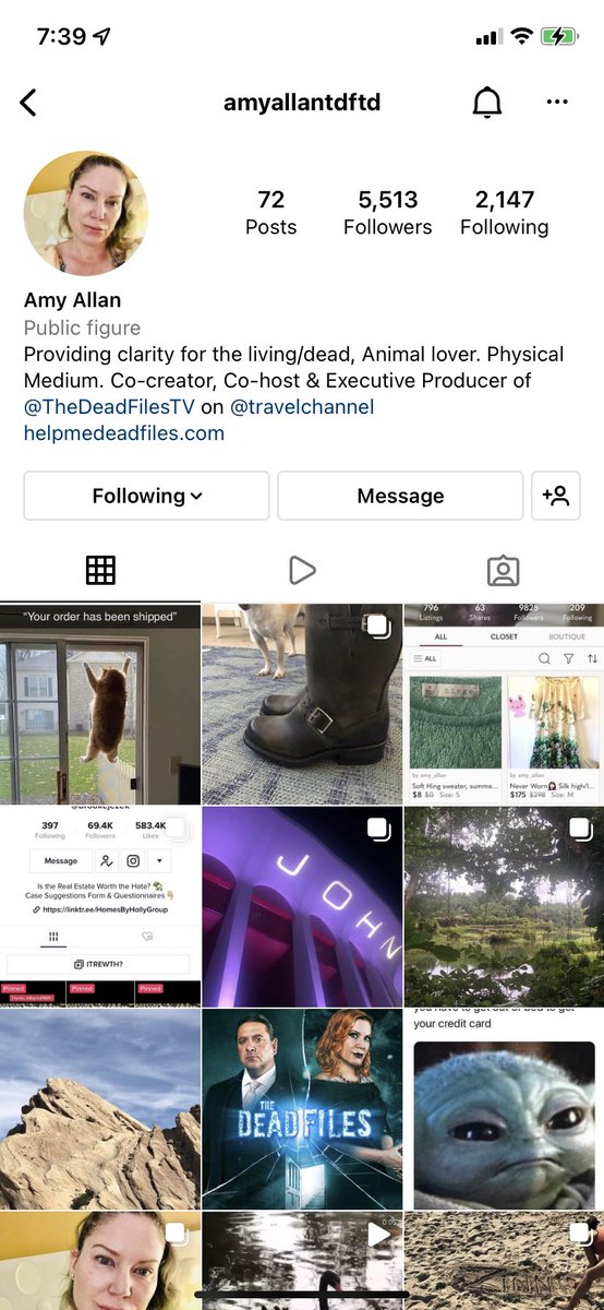 LuckyPaco07's tweet photo. @amyallantdf someone is trying to scam people on an Instagram account under your name. https://t.co/LeR2kafTsD