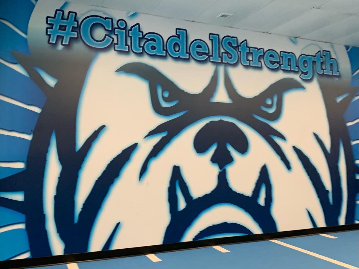 Supersave23's tweet photo. Had a great visit with Coach Kut today at The Citadel. It’s a beautiful campus. Excited and looking forward to my future at The Citadel. #FutureBulldog #CitadelStrength https://t.co/WwzSxSVoId