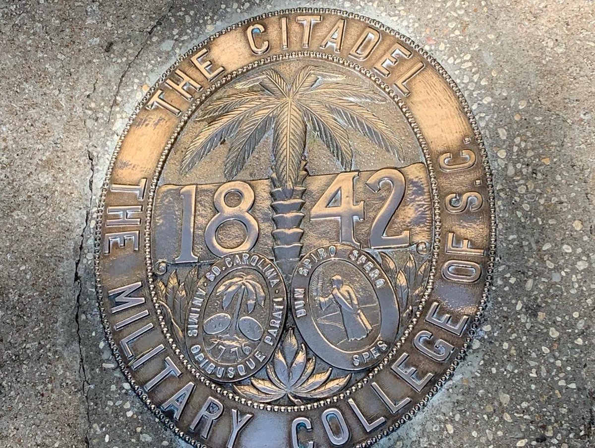 Supersave23's tweet photo. Had a great visit with Coach Kut today at The Citadel. It’s a beautiful campus. Excited and looking forward to my future at The Citadel. #FutureBulldog #CitadelStrength https://t.co/WwzSxSVoId