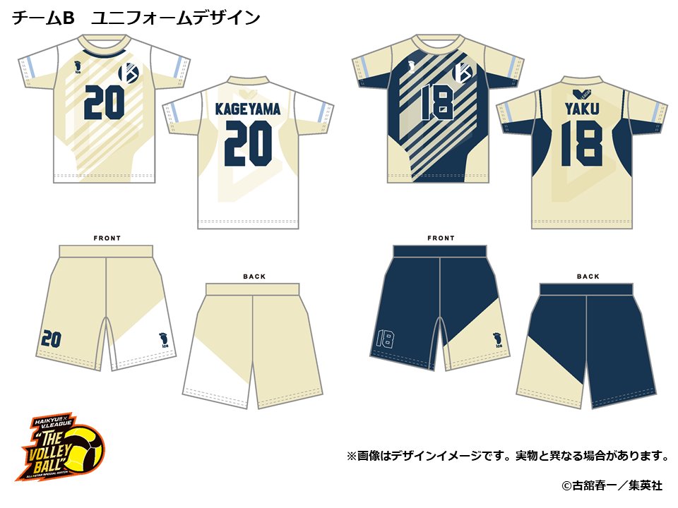 ハイキュー ユニフォーム Aチーム Vリーグ 限定 ハイキュー！！ ハイキュー HQ×VL ユニフォーム チームA 日向 Lサイズ