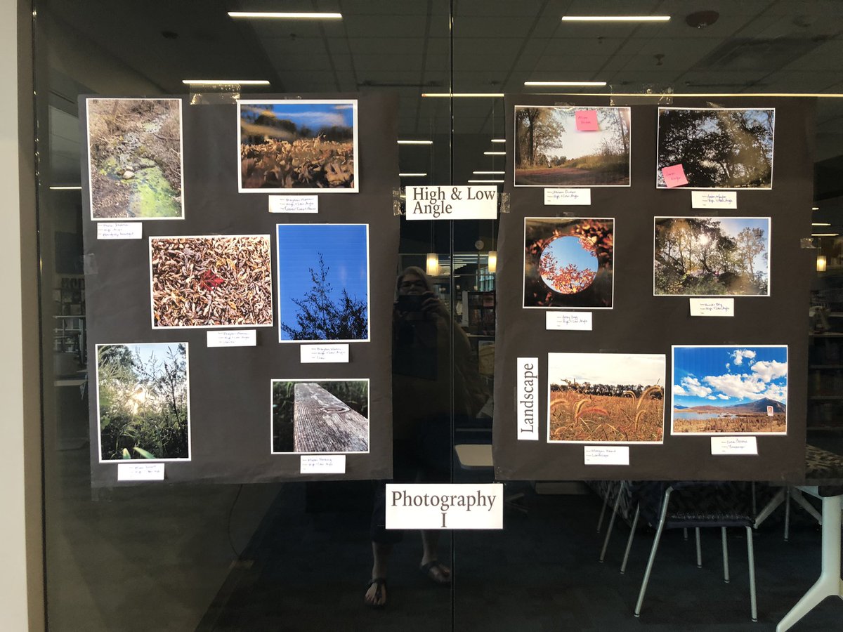 lrothmier's tweet photo. Today was the annual art fair held in the library. It truly transformed the space into a museum of incredible artwork! #gvlibraries https://t.co/bvUtPuA7GC