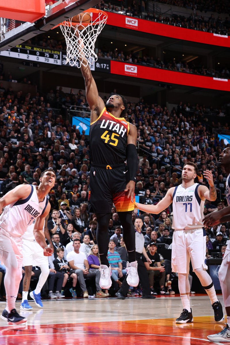 NBAHQ_'s tweet photo. Donovan Mitchell &amp; Utah Jazz Vs Dallas Mavericks 

#TakeNote #NBAPlayoffs https://t.co/svGS6jJbgS