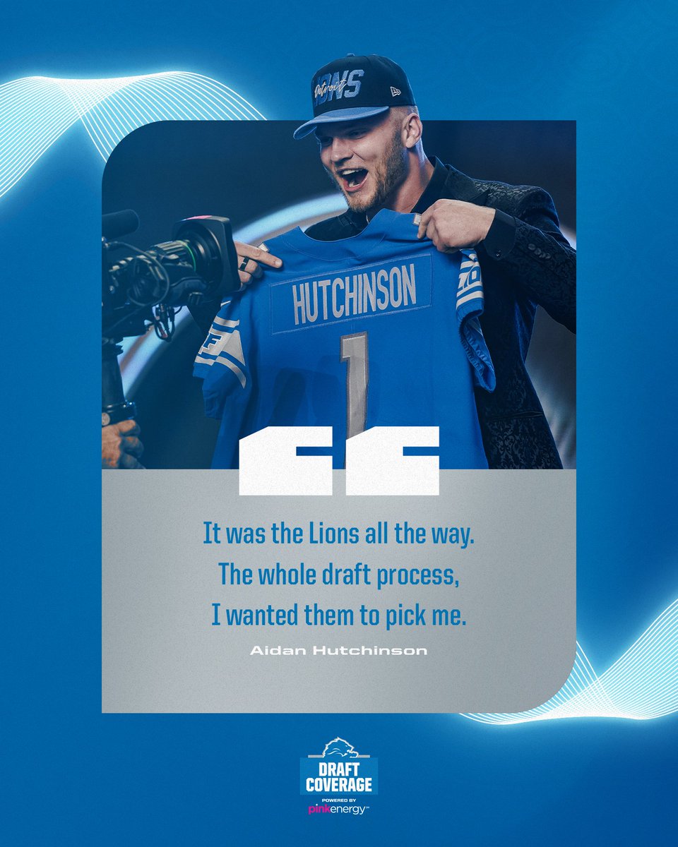 Lions's tweet image. 🦁 all the way 🏈💙

@aidanhutch97