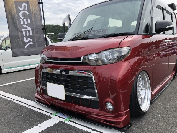L375S #タントカスタム 用の #バッドフェイス です。 グリル部も造形し