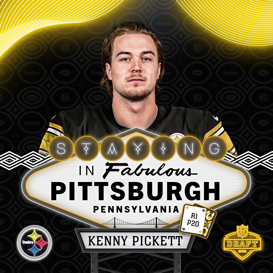 steelers's tweet image. The PICKett Is In