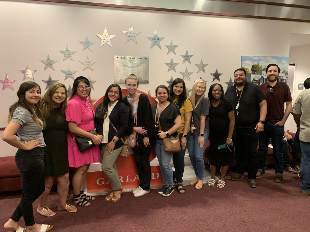 VialCC_Vikings's tweet photo. This amazing group of teachers stopped by the Plaza Theatre to support our kid’s performance. Not all are in this picture BUT they all made sure our students knew they were there to cheer them on. #VialStrong✨ https://t.co/d0OBfnFbcG