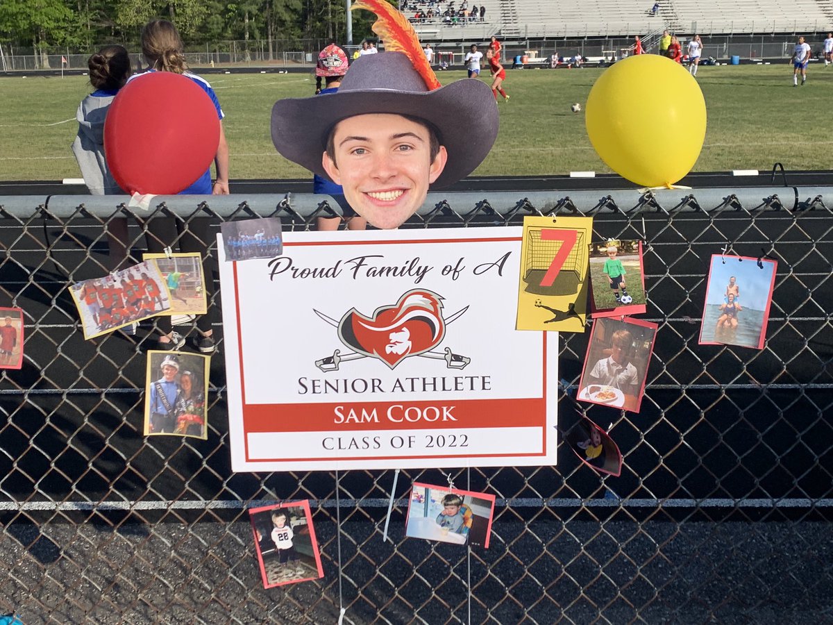 GHSDukes's tweet photo. Congratulations to our Boys Soccer Seniors!!  ❤️⚽️💛 Cenzy, Cayden, Sam &amp; Allen https://t.co/Pq65DTjo20