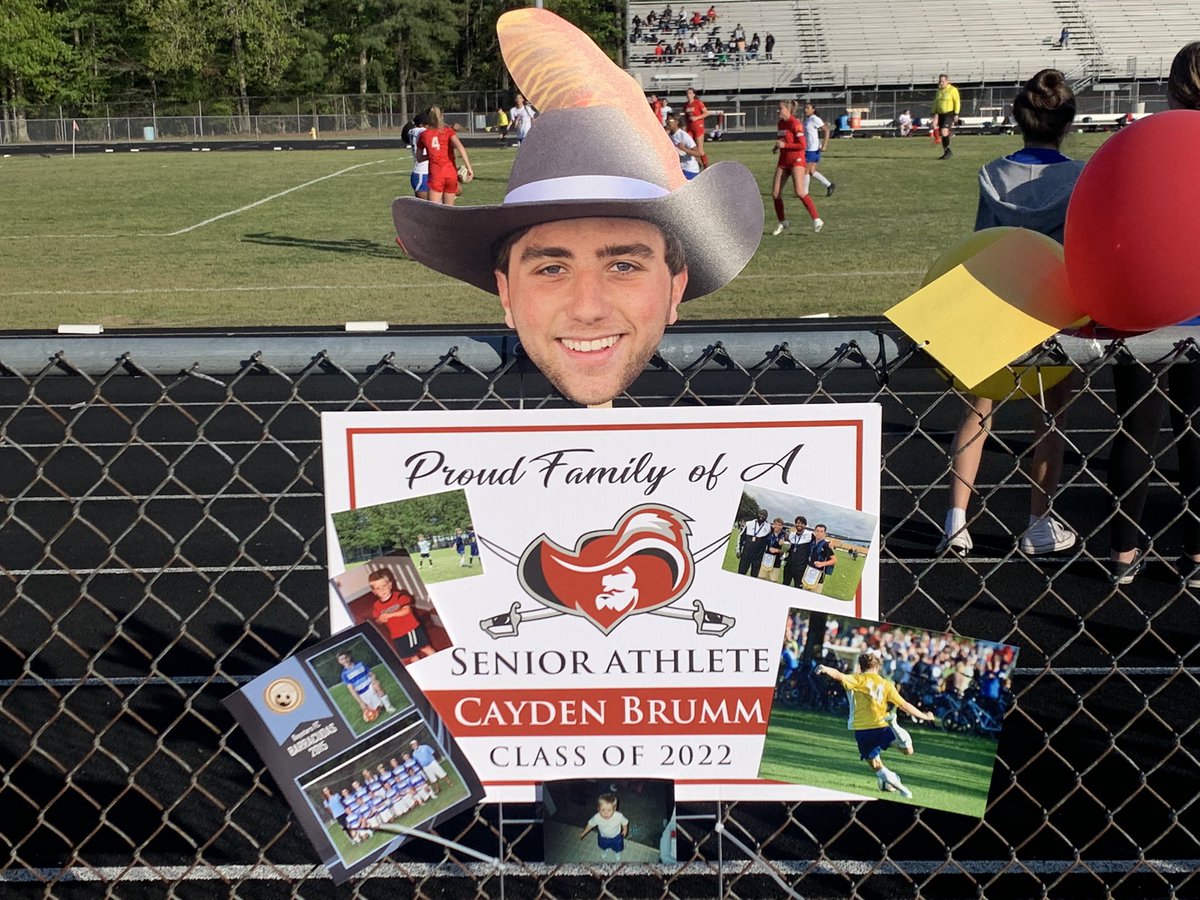 GHSDukes's tweet photo. Congratulations to our Boys Soccer Seniors!!  ❤️⚽️💛 Cenzy, Cayden, Sam &amp; Allen https://t.co/Pq65DTjo20