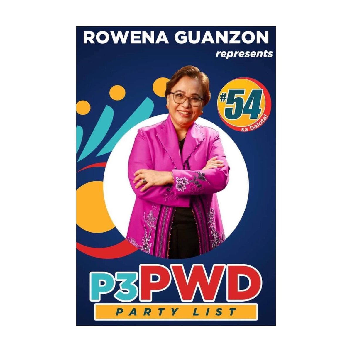 mermaid1422's tweet photo. @rowena_guanzon My family and I will vote P3PWD. https://t.co/b4BMdpnyIs